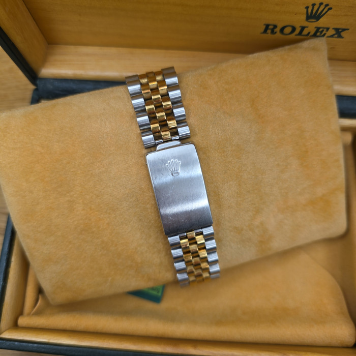 Rolex Datejust 36 Jubilee Diamond Champagne Dial 16233 Like New Full Set