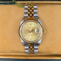 Rolex Datejust 36 Jubilee Diamond Champagne Dial 16233 Like New Full Set