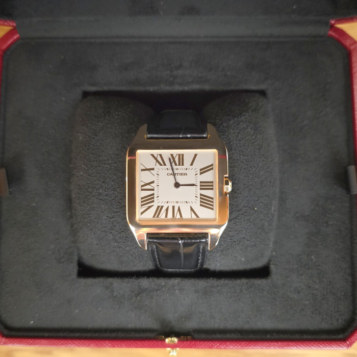 Cartier Santos Dumont W2006951 Like New Full Set