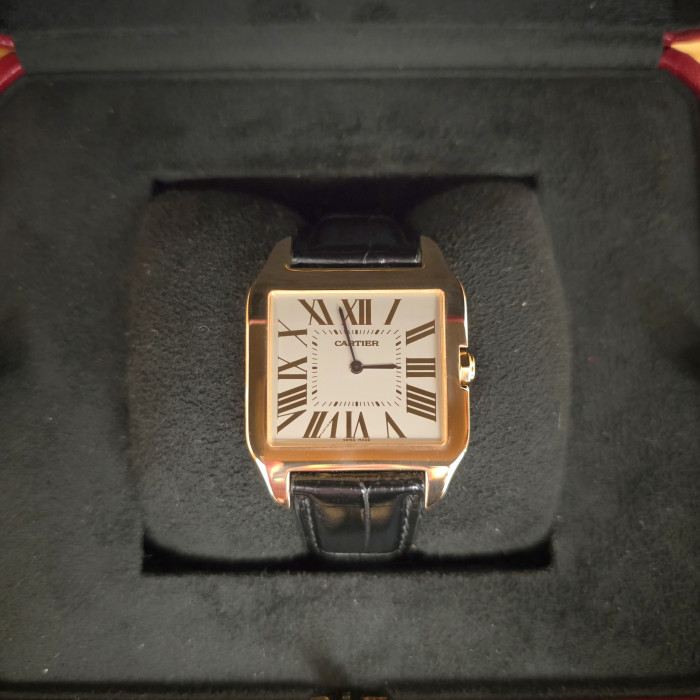 Cartier Santos Dumont W2006951 Like New Full Set
