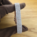 Audemars Piguet Carnegie 67102OR.ZZ.1032OR.01 Pavè Diamond and Rubies dial Red Gold Like New