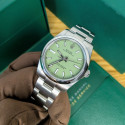 Rolex Oyster Perpetual 34mm Pistachio Green Dial 124200