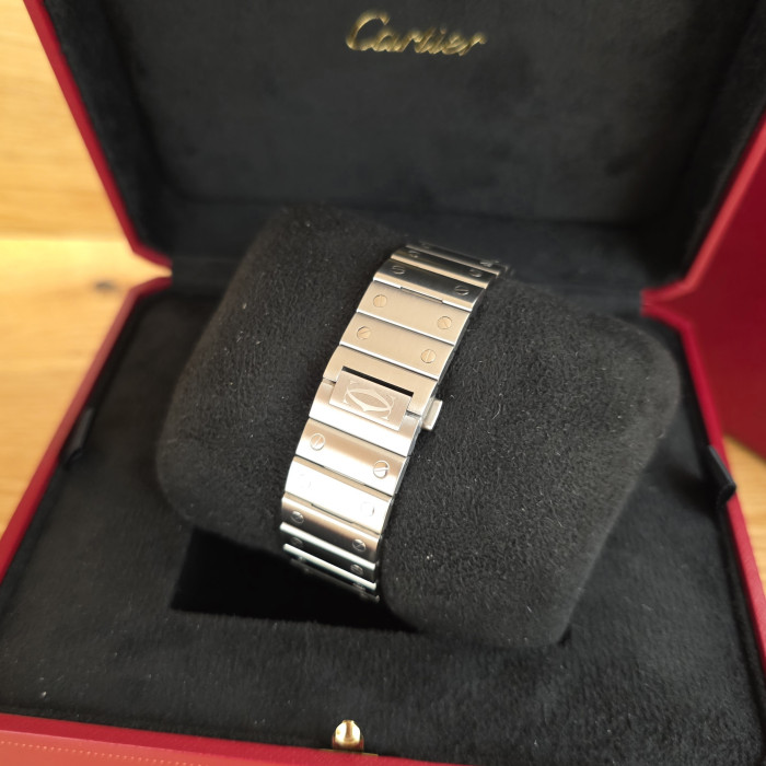 Cartier Santos Green Dial One bracelet WSSA0062 Brand New Full set