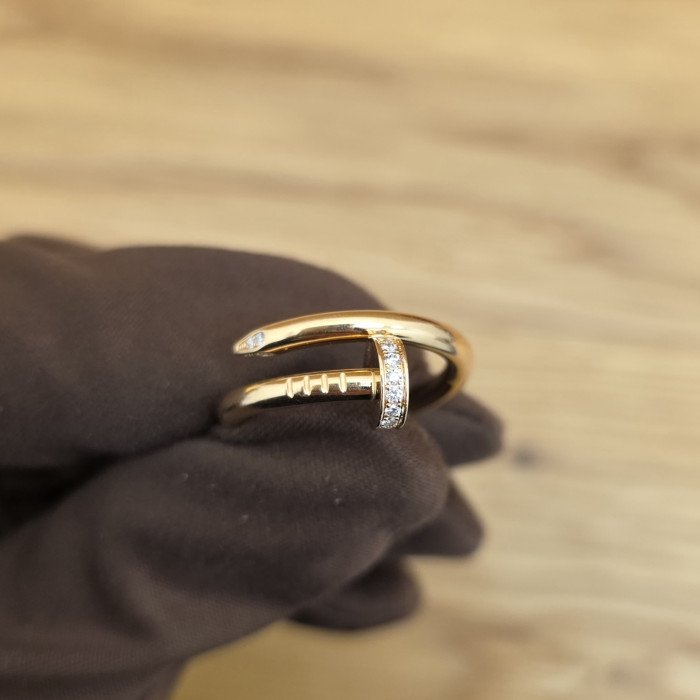 Anello Cartier Juste un Clou Yellow Gold and Diamond 16 cm Like New