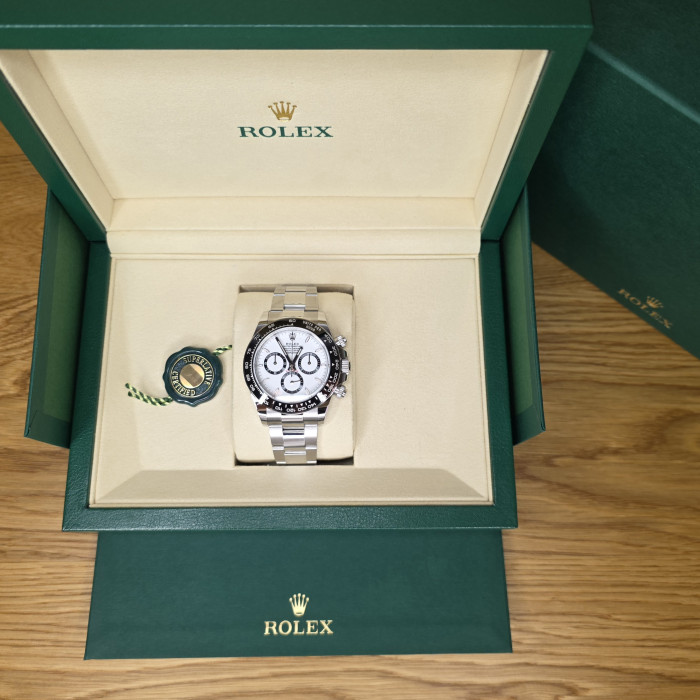 Rolex Daytona Cosmograph White Panda Dial 126500LN Brand New 2026 Full set