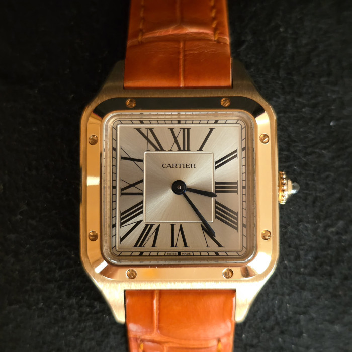 Cartier Santos Dumont WGSA0022 Like New Full Set