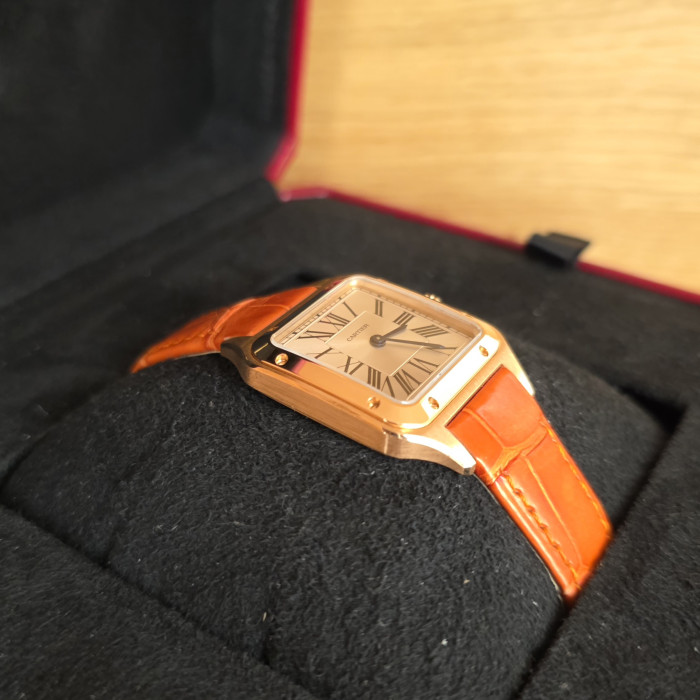 Cartier Santos Dumont WGSA0022 Like New Full Set