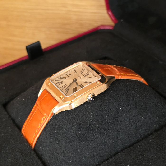 Cartier Santos Dumont WGSA0022 Like New Full Set