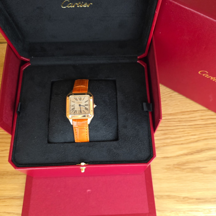 Cartier Santos Dumont WGSA0022 Like New Full Set