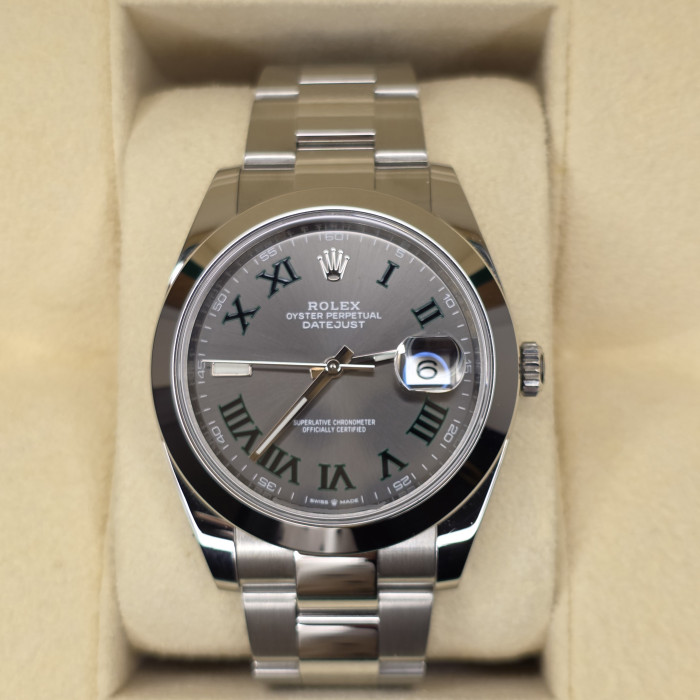 Rolex Datejust Wimbledon 126300 Like New Full Set