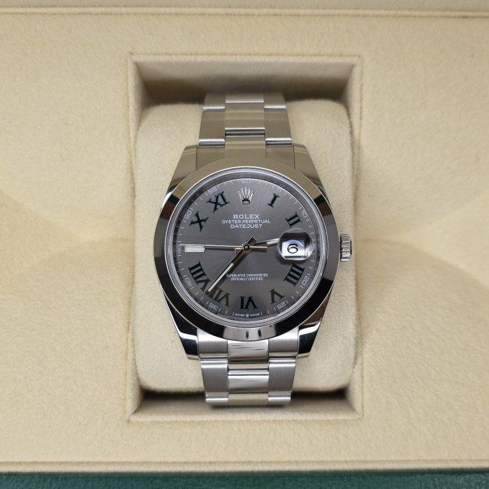 Rolex Datejust Wimbledon 126300 Like New Full Set