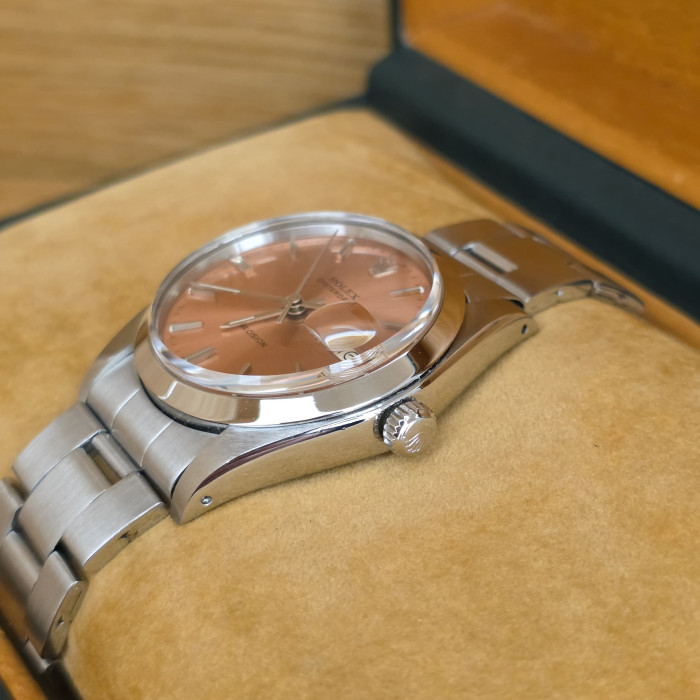 Rolex Oysterdate Precision Oyster Date Rare dial salmon 6694 Like New