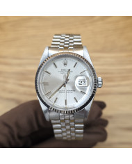 Rolex Lady-Datejust 26 Blu Roman Dial Jubilee 179174 Like New Full Set