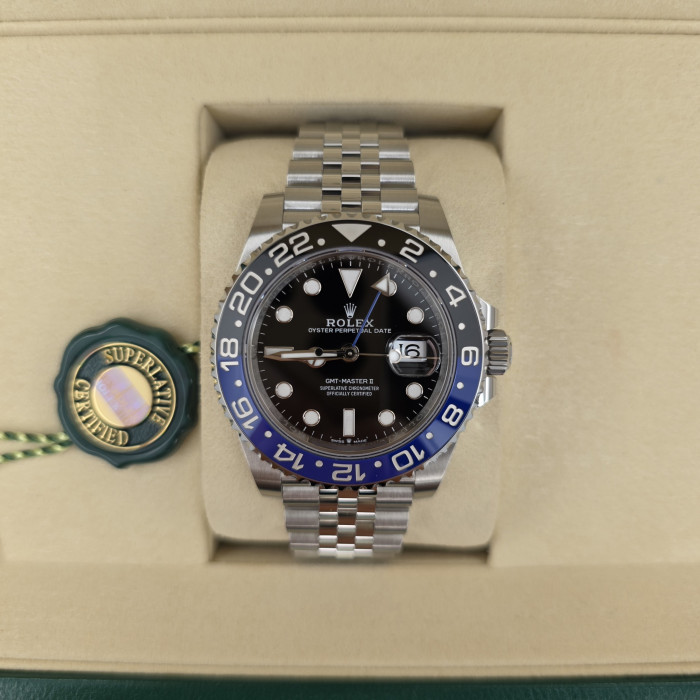 Rolex GMT-MASTER II Batman Jubilee 126710blnr Brand new 2026 Full Set