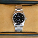 Rolex Explorer Oyster Perpetual Black Dial 14270 Like New Full Set