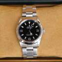 Rolex Explorer Oyster Perpetual Black Dial 14270 Like New Full Set