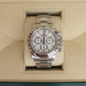 Rolex Daytona White Dial Chromalight 116520 Like New Full set