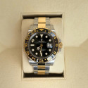 Rolex Gmt - Master II Black Dial 116713LN Like New Full Set