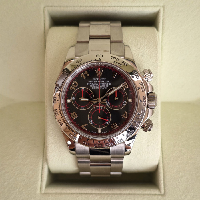 Rolex Daytona Racing Dial 116509 Like New Full Set